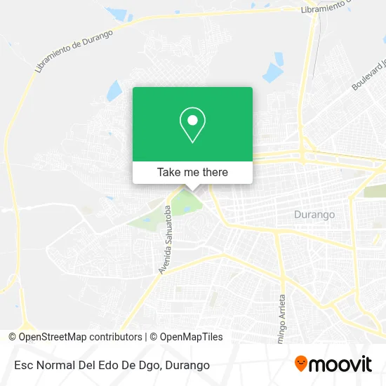 Esc Normal Del Edo De Dgo map