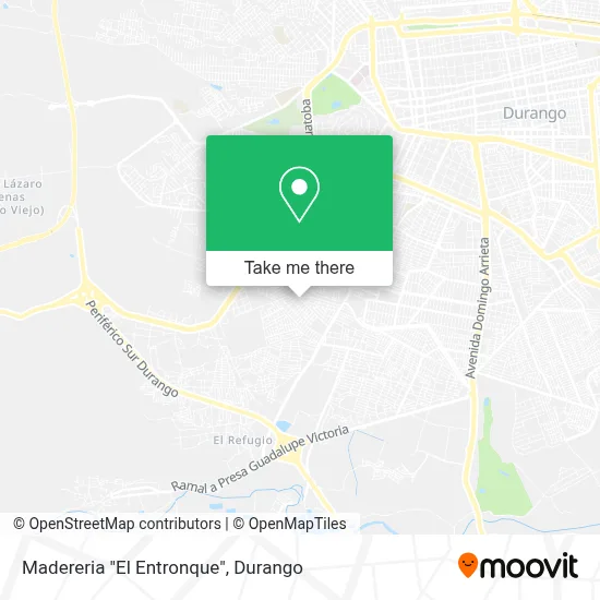 Madereria "El Entronque" map
