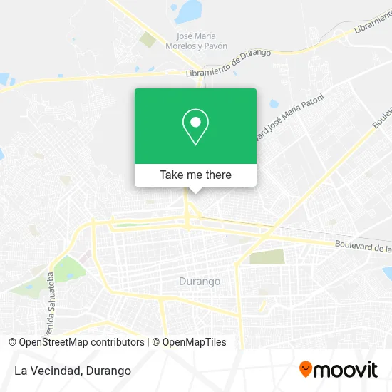 La Vecindad map