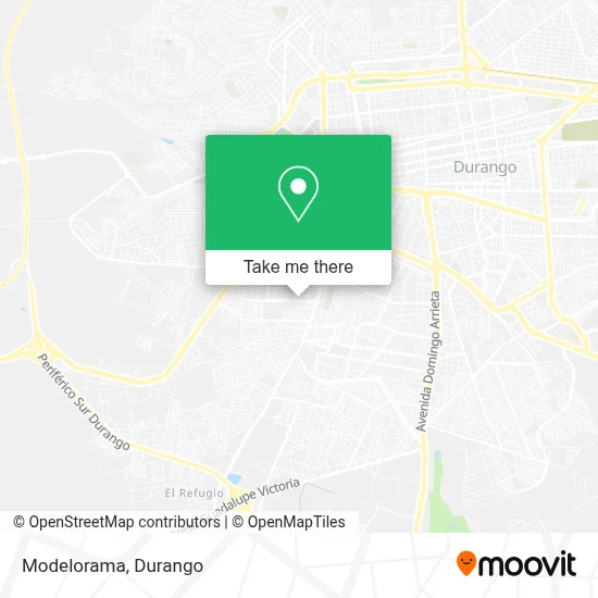 Modelorama map