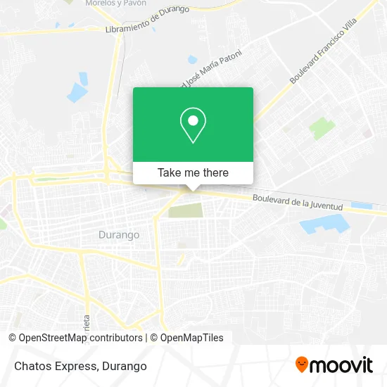 Chatos Express map