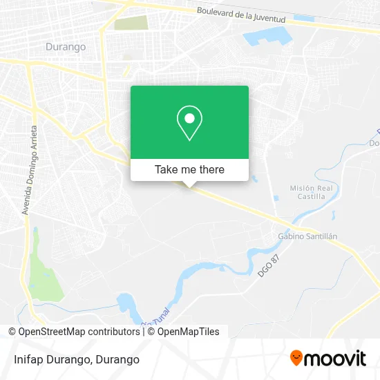 Inifap Durango map