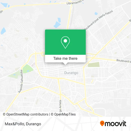 Max&Pollo map
