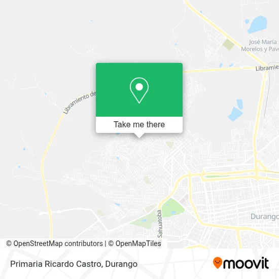 Primaria Ricardo Castro map