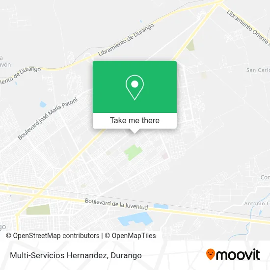 Multi-Servicios Hernandez map