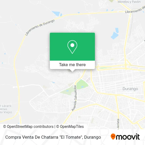 Compra Venta De Chatarra "El Tomate" map