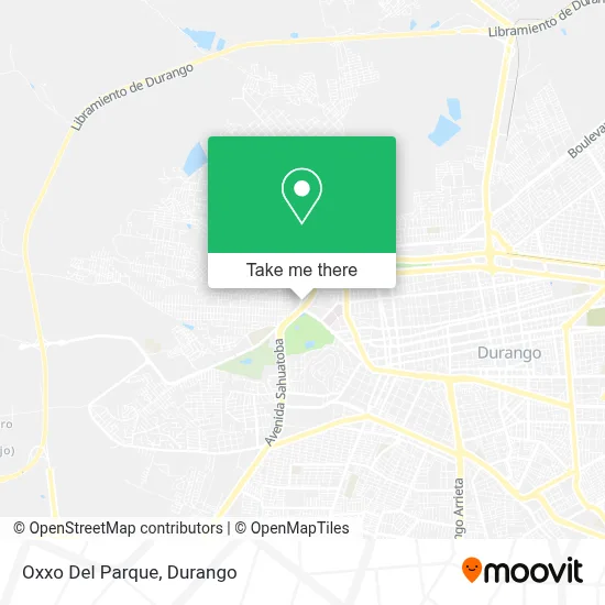 Oxxo Del Parque map