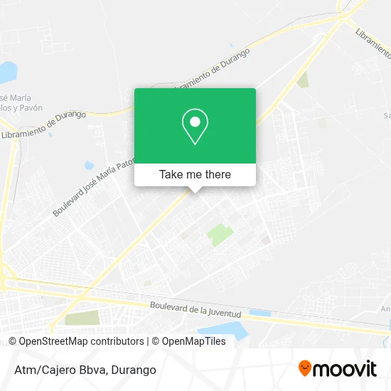 Atm/Cajero Bbva map