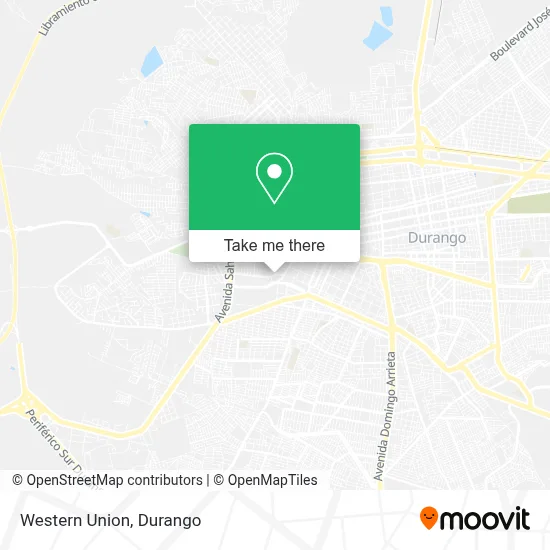 Western Union map