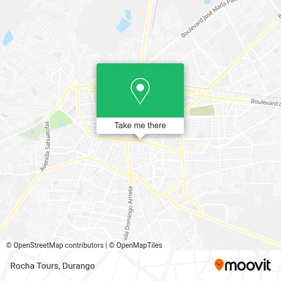 Rocha Tours map