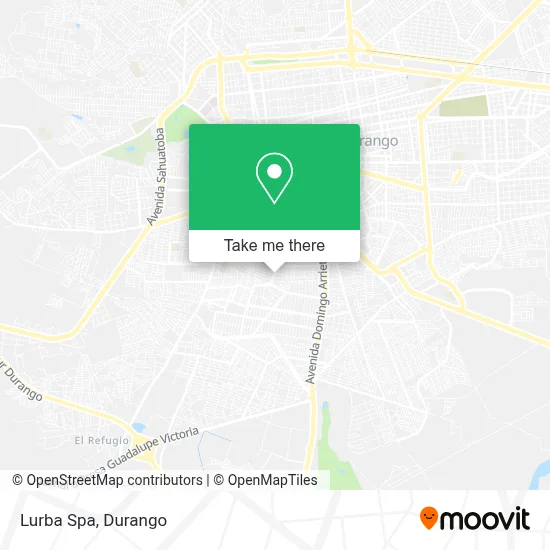 Lurba Spa map