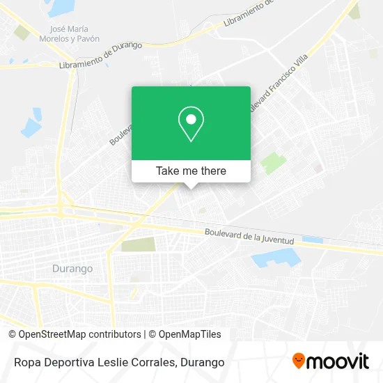Ropa Deportiva Leslie Corrales map