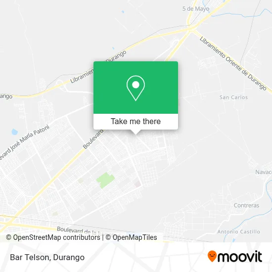 Bar Telson map