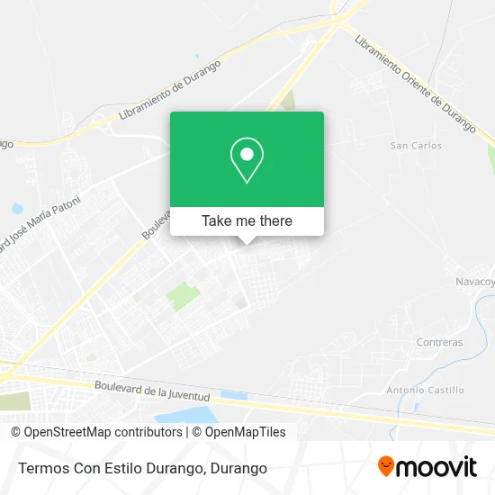 Termos Con Estilo Durango map