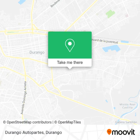 Durango Autopartes map