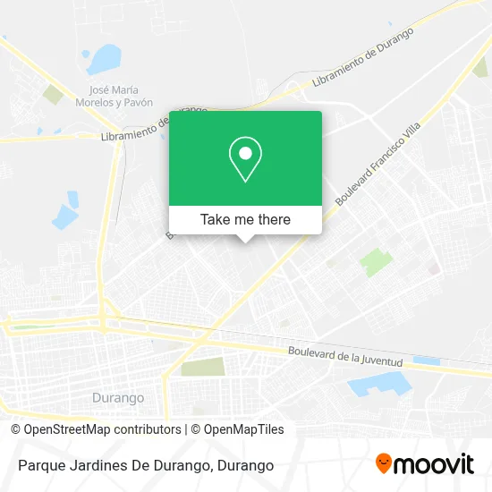 Parque Jardines De Durango map
