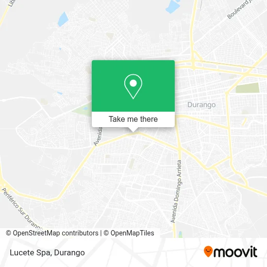 Lucete Spa map