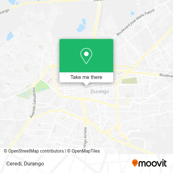 Ceredi map
