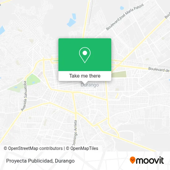 Proyecta Publicidad map
