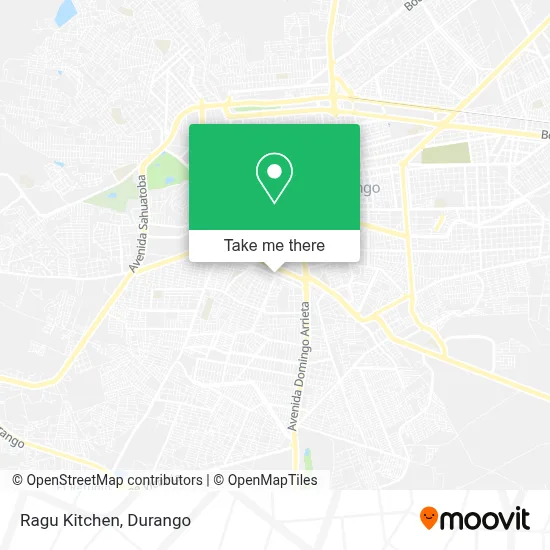 Ragu Kitchen map