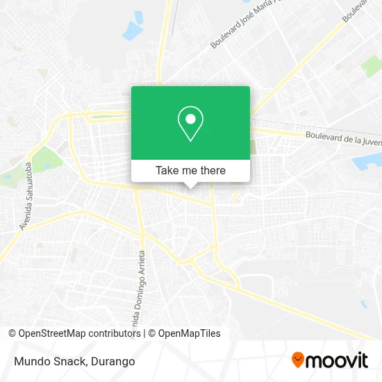 Mundo Snack map