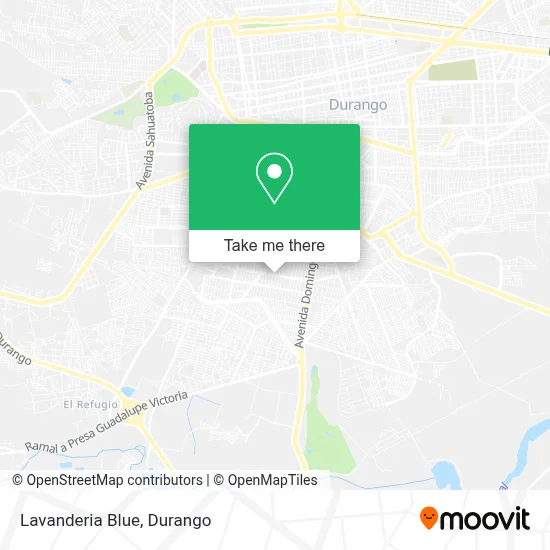 Lavanderia Blue map