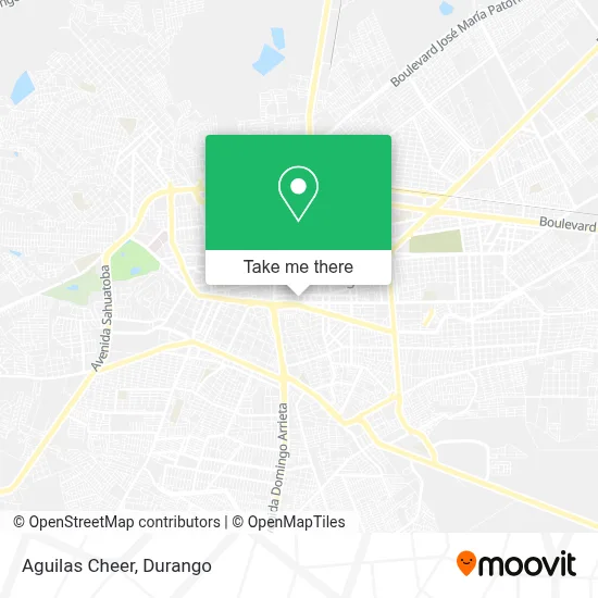 Aguilas Cheer map