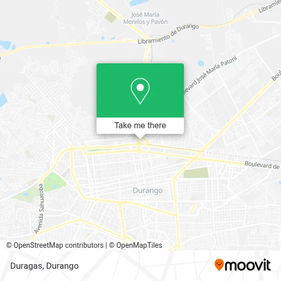 Duragas map