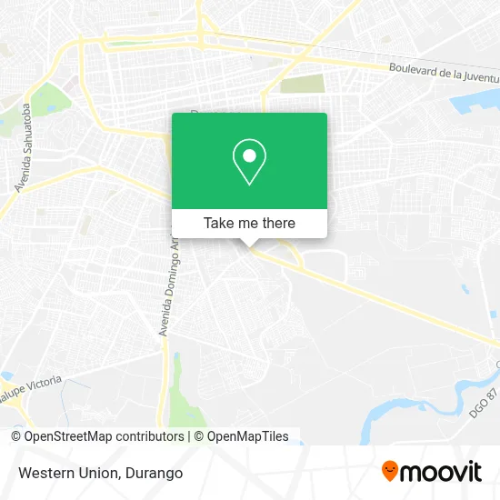 Western Union map