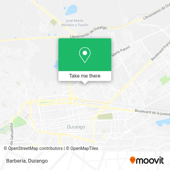 Barbería map