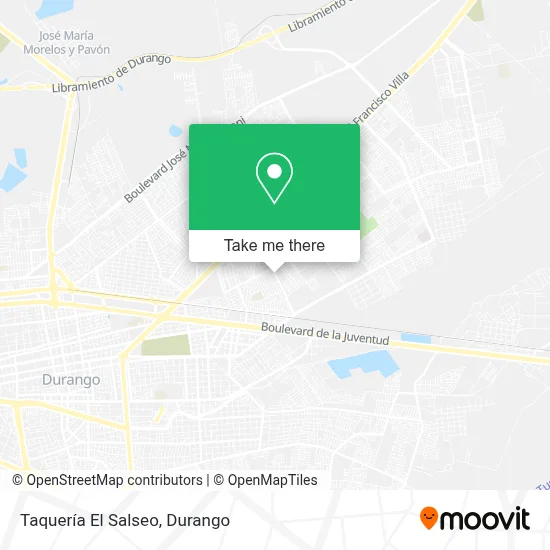 Taquería El Salseo map