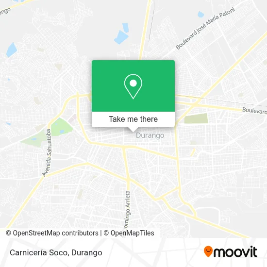 Carnicería Soco map