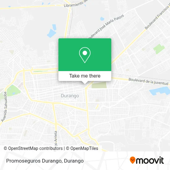 Promoseguros Durango map