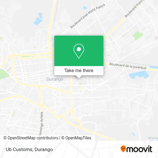 Ub Customs map