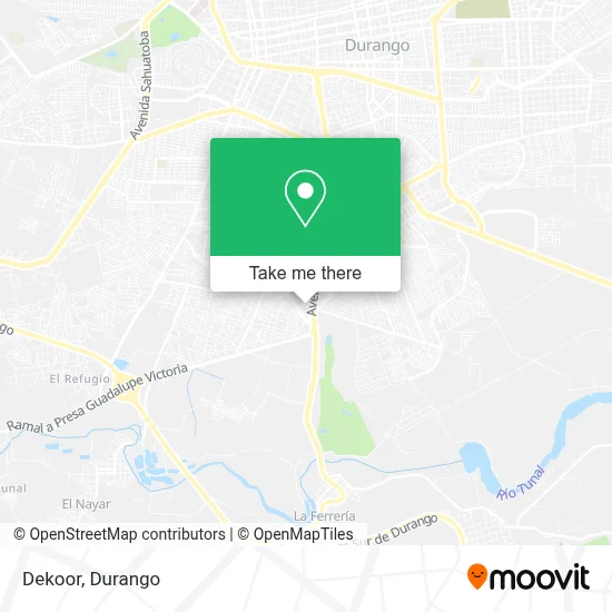 Dekoor map