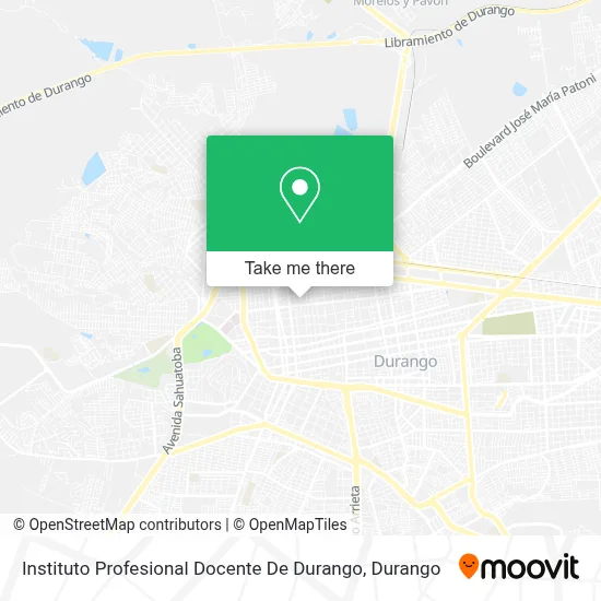 Instituto Profesional Docente De Durango map