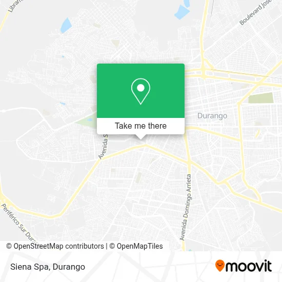 Siena Spa map