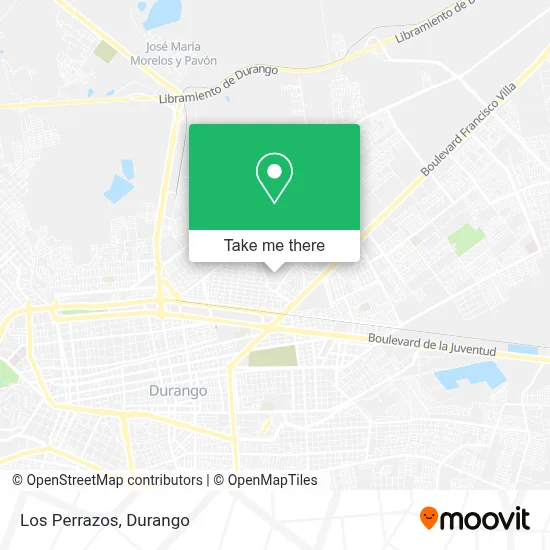 Los Perrazos map