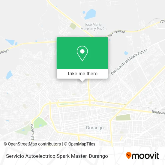 Servicio Autoelectrico Spark Master map