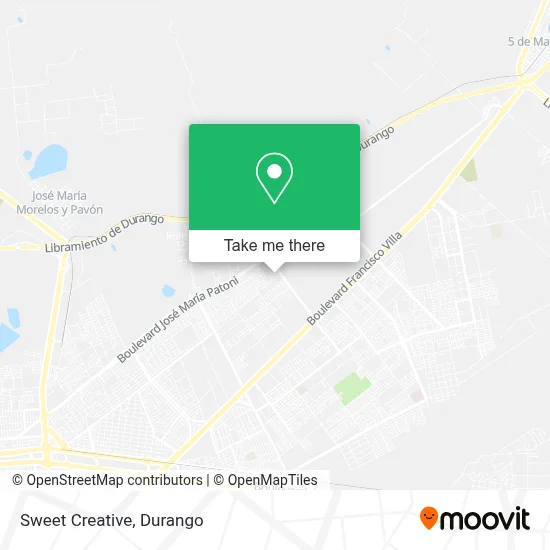 Sweet Creative map
