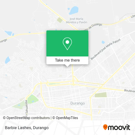 Barbie Lashes map