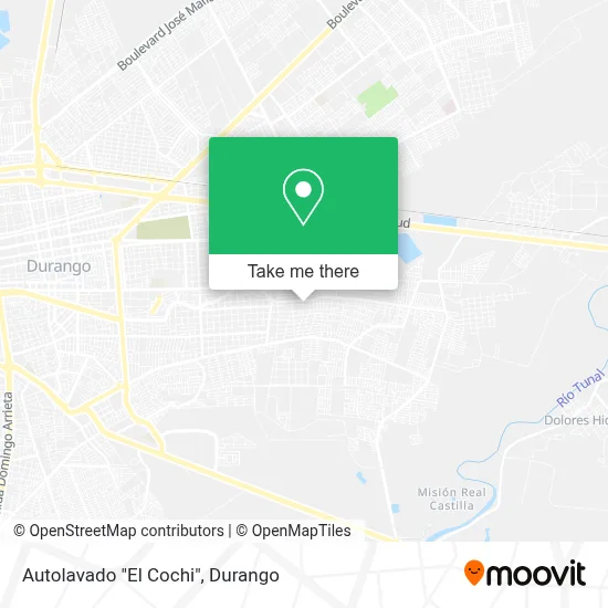Autolavado "El Cochi" map
