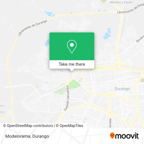 Modelorama map