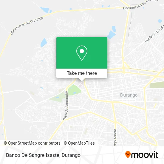Banco De Sangre Issste map