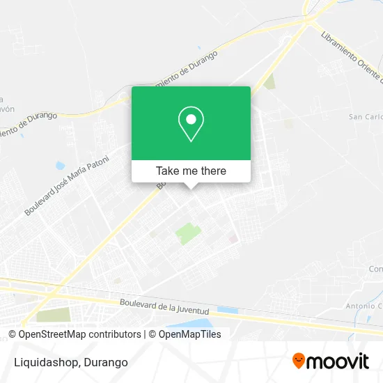 Liquidashop map