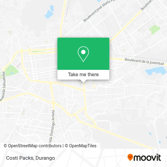 Costi Packs map