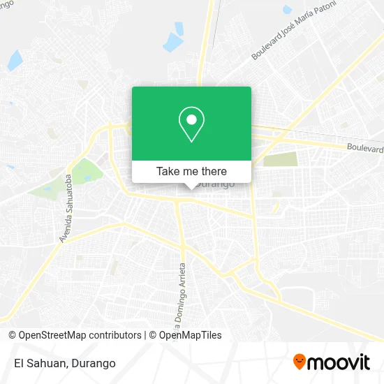 El Sahuan map