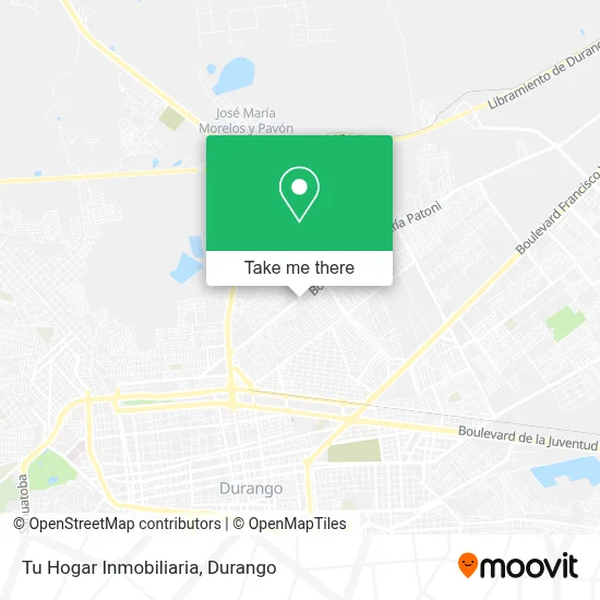 Tu Hogar Inmobiliaria map