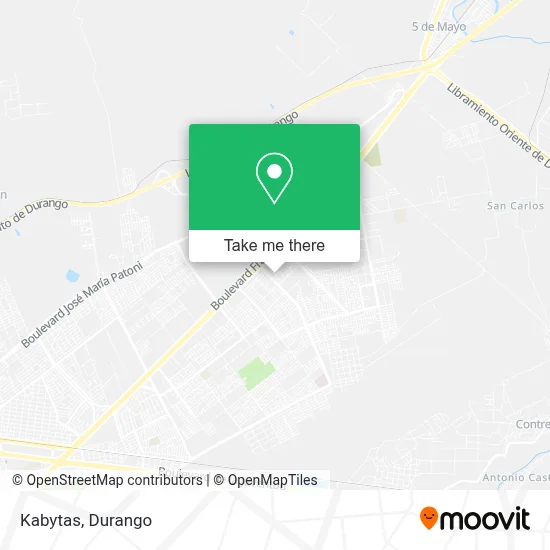 Kabytas map