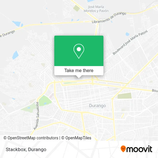Stackbox map